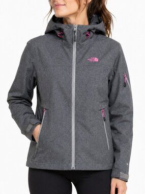 THE NORTH FACE Venture HyVent 2.5L Raincoat Jacket Waterproof Grey Women's Small